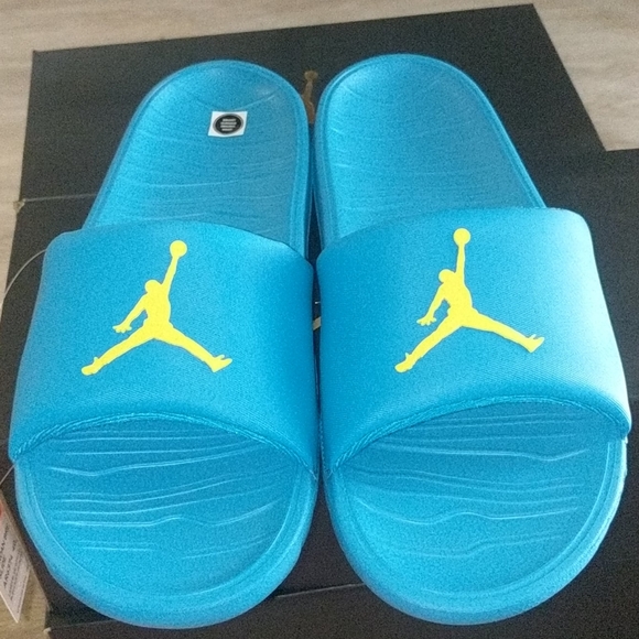jordan break slide yellow